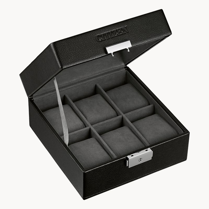 Black sales watch box